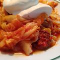 Cooksnap από Strata Al. στη συνταγή Θρακιώτικη λαχανιά με λουκάνικο χωριάτικο