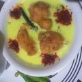 Swapnal Sheth's cooksnap of when they made પંજાબી કઢી પકોડા.