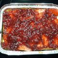 El cooksnap de Mónica Valentina Sánchez Aguilar cuando hizo Cheesecake con fresas y mermelada.