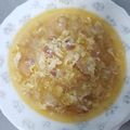 El cooksnap de ANA cuando hizo Sopa castellana extremeña, con toque personal.
