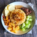Cooksnap dari Nuniek Wijayanti untuk resep Nasi Ulam Khas Betawi