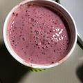 El cooksnap de Vilma Moreno cuando hizo Smoothie de kiwi, con frambuesa y fresas.🥝🍓😋.