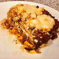 El cooksnap de Isabel Grand cuando hizo Lasagna de berenjenas.