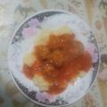 El cooksnap de Andrés cuando hizo Albóndigas con puré de papa.
