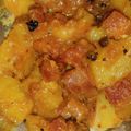 Alveera Khan का कुकस्नैप जब उन्होंने आलू गाजर की सब्जी (Aloo Gajar ki sabzi recipe in hindi) बनाया था।