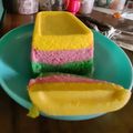 Cooksnap dari bunda diya untuk resep Rainbow Cake Kukus