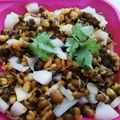 POOJA MANKAD's cooksnap of when they made ઉગાડેલા મગ મસાલા (Sprouted Moong Masala Recipe In Gujarati).