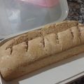 El cooksnap de Paula Vergara cuando hizo Pan 100% integral sin agregados.