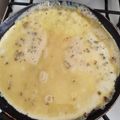 El cooksnap de marcela quiroga cuando hizo Omelette de queso y berenjena grillada.