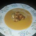 El cooksnap de Gisela Giralt cuando hizo Crema de calabaza y zanahoria.