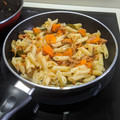 El cooksnap de Daniel Ruiz Ruiz cuando hizo Macarrones con atún y calabaza.