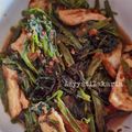 Cooksnap Azyyati Zakaria semasa beliau membuat Kangkung Belacan.