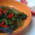 Cooksnap dari Izzah Ummu Malik untuk resep Cah Kangkung Trasi Pedas