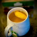 Cooksnap Sesimple Loralin semasa beliau membuat Green Tea Lemon.