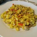El cooksnap de Number One cuando hizo Arroz con carne picada y verduras.