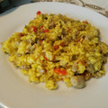 El cooksnap de Number One cuando hizo Arroz con carne picada y verduras.