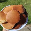El cooksnap de Romina cuando hizo Pancakes de avena y canela.