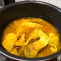 รูป Cooksnap ของ Kityapon Kulvanidthanun เมื่อเขาทำ หัวปลากระพงแกงส้มกับสับปะรด(พริกแกงใต้)