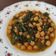 El cooksnap de Gracián cuando hizo Potaje de garbanzos con espinacas.