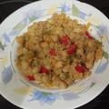 El cooksnap de Lucas Crm cuando hizo Salteado de Quinoa y verduras.