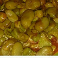 El cooksnap de Maybelline De Juarez cuando hizo Habas verdes al guajillo.
