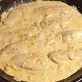 El cooksnap de Andrés Jaime cuando hizo Solomillos de pollo en salsa.