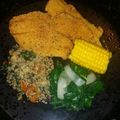Demi's cooksnap of when they made Country fried fish.