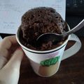 El cooksnap de Yamila Noemí Chrestia cuando hizo Torta de chocolate en taza, en el microondas.