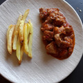 El cooksnap de Arturo De Vera cuando hizo Magro de cerdo con tomate.
