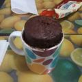 El cooksnap de Dolores cuando hizo Torta en taza en microondas.