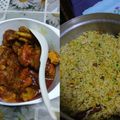 Cooksnap Wonder Ful semasa beliau membuat Nasi Beriani Simple & Ayam Masak Merah.