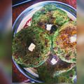 pinky makhija का कुकस्नैप जब उन्होंने मेथी का पराठा (methi ka paratha recipe in Hindi) बनाया था।