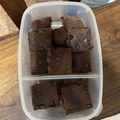 El cooksnap de Lu cuando hizo Brownie de manzana saludable.