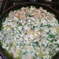 El cooksnap de Fernanda Reynoso cuando hizo Pechuga de pollo con manteca y ciboulette.