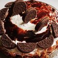 Debjani Paul's cooksnap of when they made ওরিও স্মাইলী কেক(Oreo smiley cake recipe in Bengali).