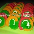 Cooksnap dari Vernicha Wahyuni untuk resep Rainbow Roll Cake