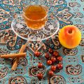 کوک اسنپ مامان دوقلوها بعد از امتحان کردن دمنوش سیب و دارچین وعناب.