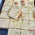 El cooksnap de Dayana Portela cuando hizo Tarta de jamón y queso con masa licuada.