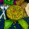 Heejal Pandya's cooksnap of when they made લસૂણી પાલક ખીચડી (Lasuni Palak Khichdi Recipe In Gujarati).
