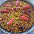 El cooksnap de Irene-Guirao cuando hizo Arroz con bogavante.