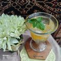 Cooksnap dari Alifah Lestari untuk resep Es Senaru (Selasih Nata de coco Jeruk)