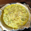 El cooksnap de Maria Mesa cuando hizo Prassópita o empanada de puerros.