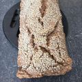 Patrícia Taksás Cooksnap-ja, amikor elkészítette a(z) Teljeskiőrlésű élesztőmentes kenyér receptet.