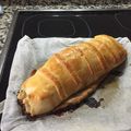 El cooksnap de david cuando hizo Solomillo Wellington.