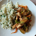 El cooksnap de Veronica Dominguez Mendez cuando hizo Salteado de pollo y verduras.