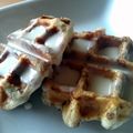 4everatwin's cooksnap of when they made cinnamon bun waffles.