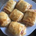 Abariel Cooksnap-ja, amikor elkészítette a(z) Sonkás-sajtos leveles tészta tekercs receptet.