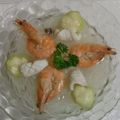 Ratna Rasuan 的 海鮮.豬肉.小卷.蝦子.白蝦.絲瓜.麵線湯  家常菜 cooksnap