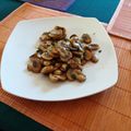El cooksnap de Jessie Gómez cuando hizo Champiñones Salteados.
