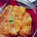 Sonali Banerjee's cooksnap of when they made নিরামিষ আলুর দম (veg potato curry recipe in Bengali).